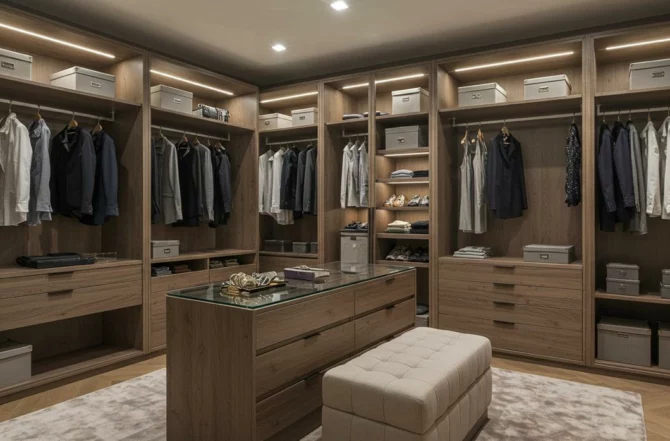Closet Planejado e Inteligente com Modularidade de Luxo