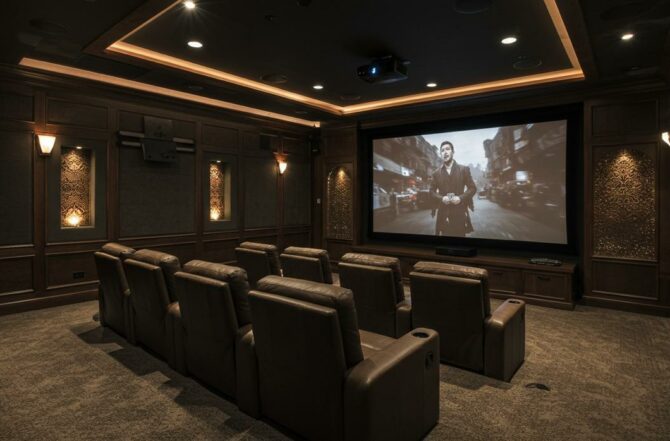 Home Theater Planejado e Sob Medida